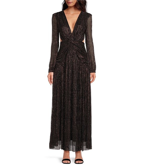 Dillards long sleeve formal dresses on sale