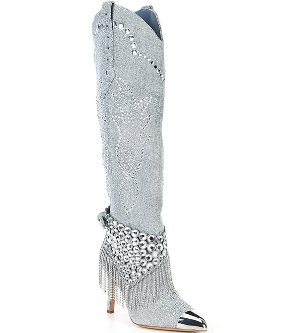 Gianni bini embroidered boots hotsell