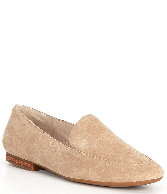 Color:Toasted Taupe - Image 1 - Macen Suede Career Flat Loafers