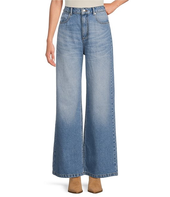 Wash Medium Gianni Jeans Wide Bini Denim Leg Dillard\'s Mariposa |