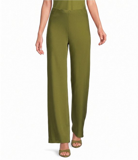 Gianni Bini Opal Straight Leg Coordinating Satin Pants