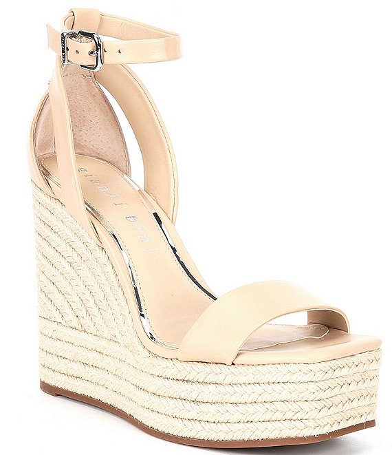 Gianni Bini Safina Jute Platform Wedges | Dillard's