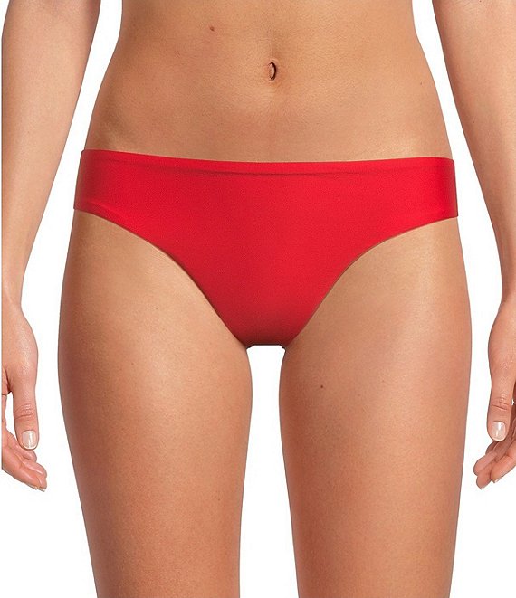 Gianni Bini Solid Retro Hipster Swim Bottom