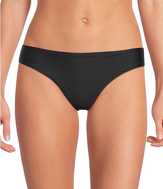 Gianni Bini Solid Retro Hipster Swim Bottom