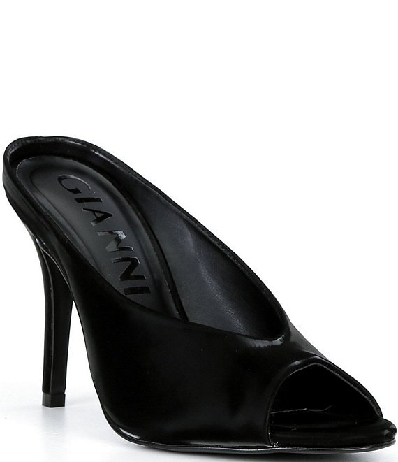 Gianni Bini Tolbert Sateen Open Toe Cupped Dress Heels
