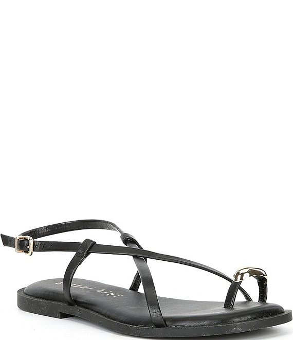 Gianni Bini Wadkins Leather Toe Loop Sandals