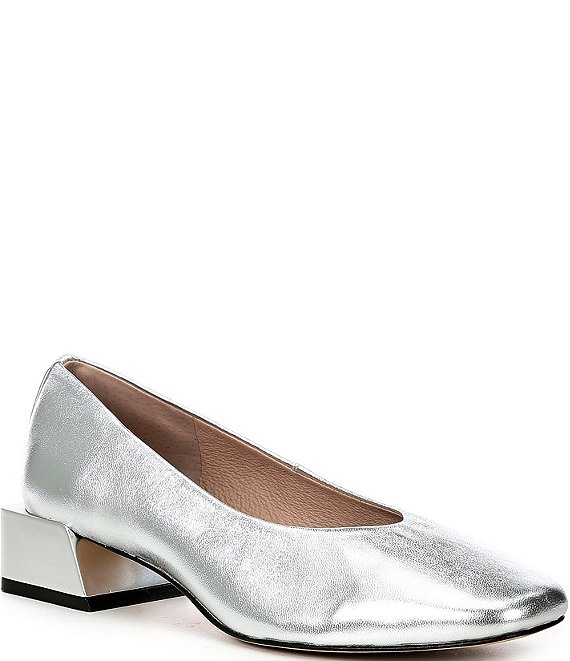 Dillards silver pumps hotsell