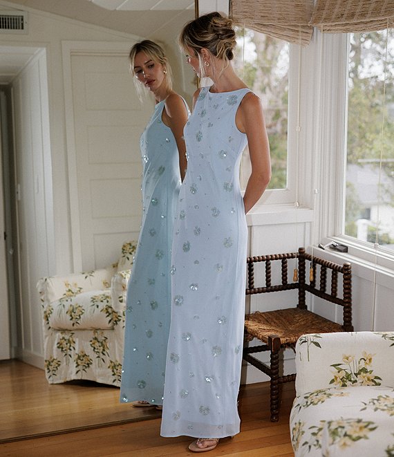 Gianni Bini x Cyd Morris The Bleu Embellished Gown