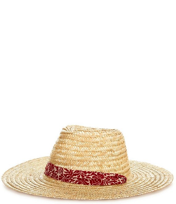 Gianni Bini x Cyd Morris The Walter Straw Hat with Interchangeable