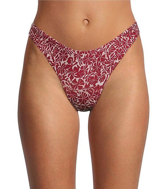 Gianni Bini x Cyd Morris The Winnie Ditsy Floral Scoop Front High Leg Swim Bottom