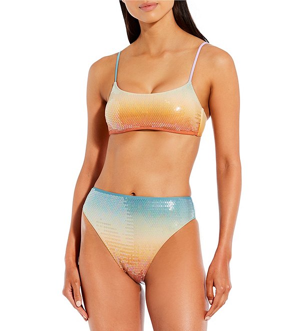 Gianni Bini x DANNIJO Frankie Ombre Sequin Bralette Swim Top