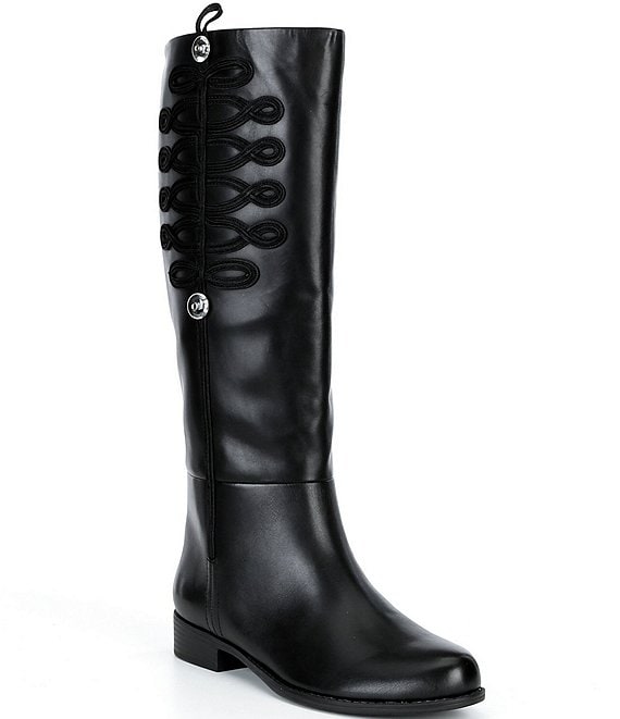 Gianni Bini x Hadley Greene Roch Leather Band Jacket Riding Boots