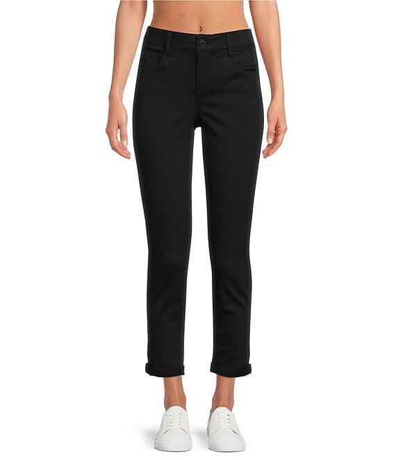 Gibson & Latimer Perfect Fit Roll Cuff Skinny Twill Pants | Dillard's