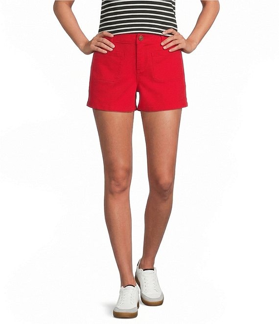 Gibson & Latimer Perfect Fit Woven Twill Patch Pocket Shorts