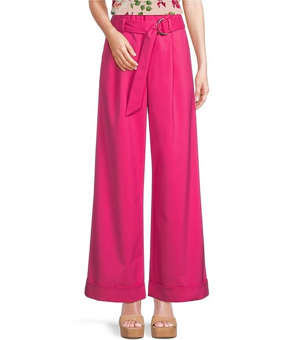 Stylist Super High Waisted Belted Paperbag Ankle Pant | Express