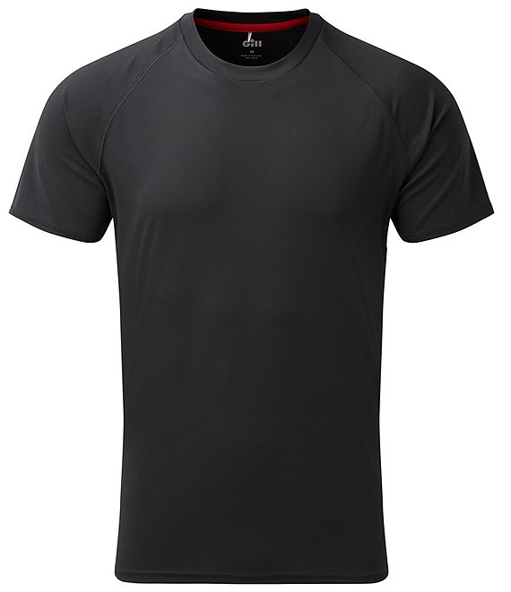 Color:Charcoal - Image 1 - Slim-Fit UV Tech Short-Sleeve T-Shirt