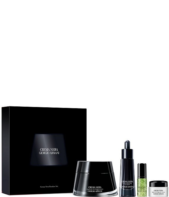 ARMANI Giorgio Skincare Routine Dillard\'s Set Armani Crema Limited 4-Piece - Gift | Edition beauty Nera