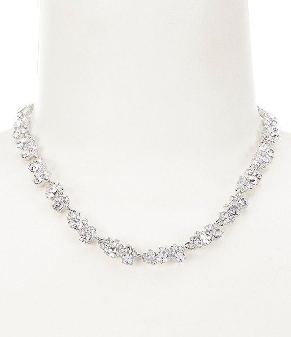 Givenchy Crystal Cluster Collar Necklace