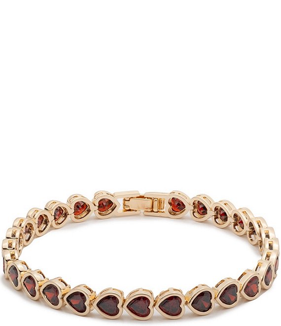 Givenchy Crystal CZ Heart Flex Line Bracelet | Dillard's