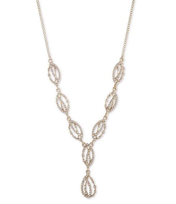 Givenchy Crystal Open Y Necklace | Dillard's