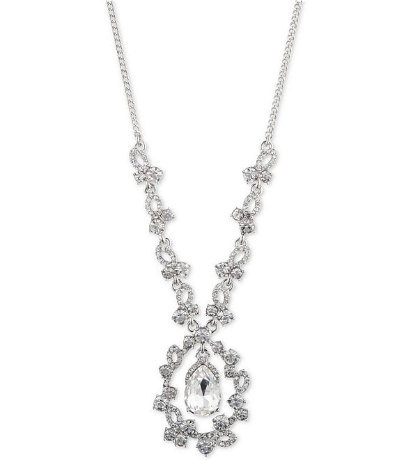 Givenchy Crystal Short Pendant Necklace | Dillard's