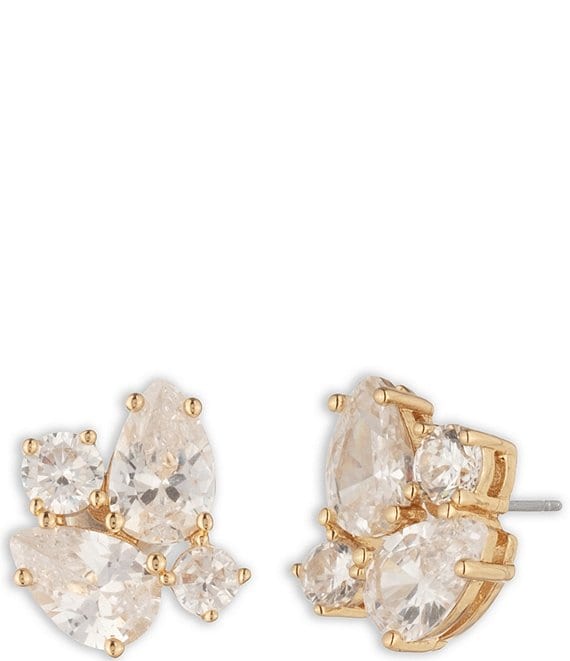Givenchy CZ Cluster Stud Earrings