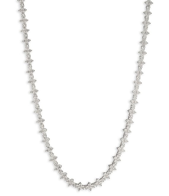 Givenchy Rhinestone Tennis Collar Necklace