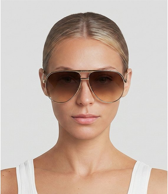 Givenchy Unisex G Ride 62mm Gradient Aviator Sunglasses | Dillard's