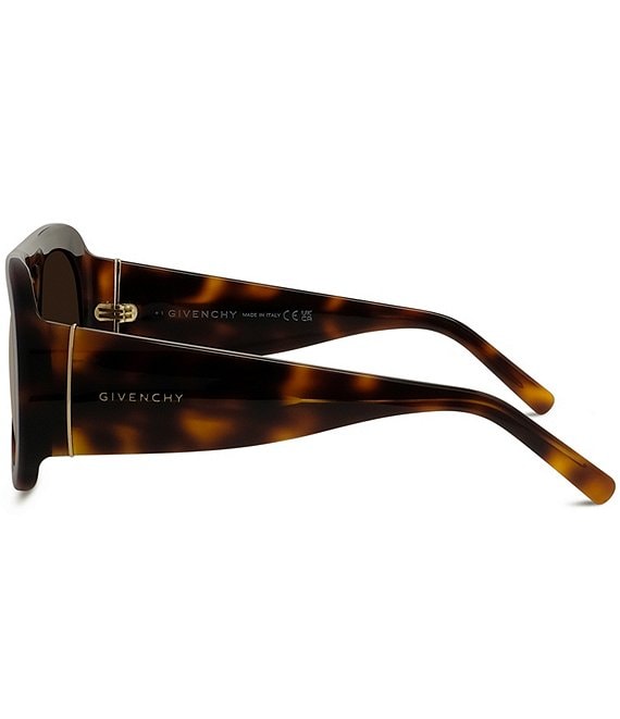Givenchy Black and Gold Aviator Sunglasses Givenchy SGV459 Black Gold 02AP Authentic Aviator Sunglasses  main image 2