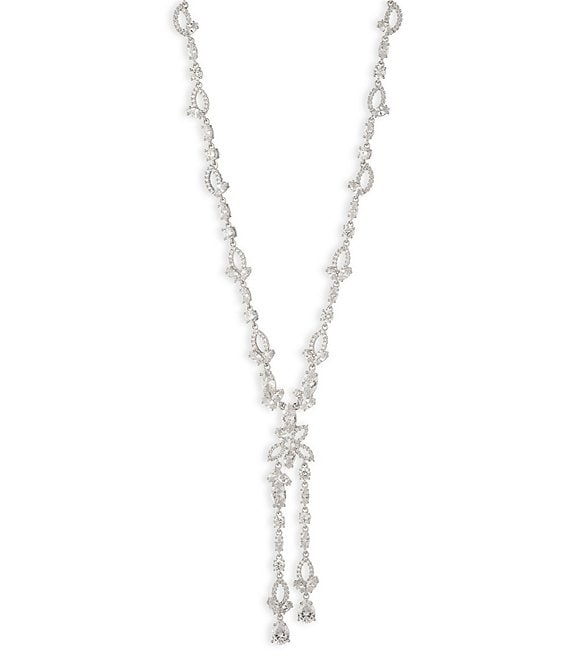Givenchy Viney Rhinestone Y Necklace