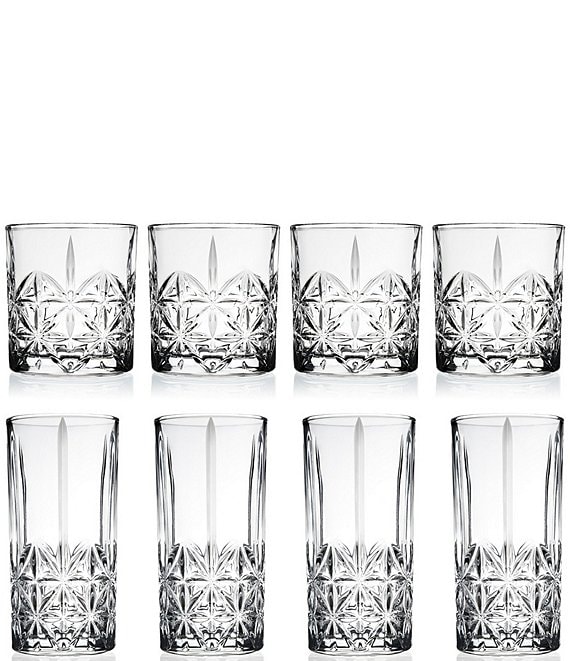 Godinger Corby Barware Glasses, Set of 8