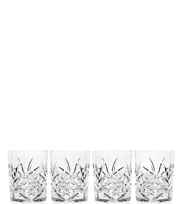 Godinger Dublin Double Old Fashioned Glasses Set of 4