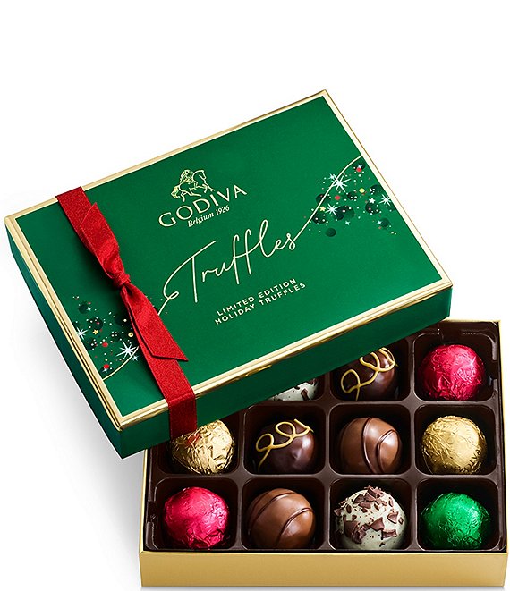 Godiva 12-Piece Limited Edition Holiday Chocolate Assorted Truffles Gift  Box | Dillard's