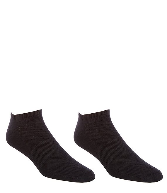 Color:Black - Image 1 - Gold Label Roundtree & Yorke Big & Tall Sport Liner Socks 2-Pack