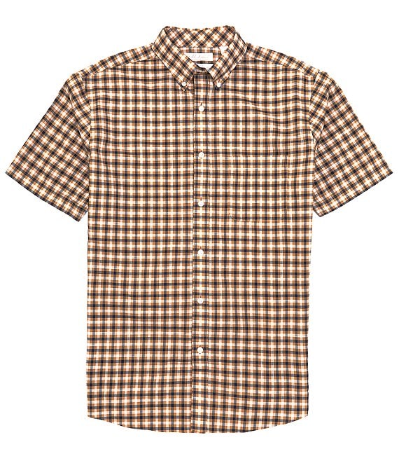 Gold Label Roundtree & Yorke Heritage Collection Short Sleeve Checkered ...