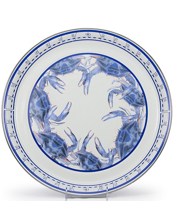Golden Rabbit Blue Crab Medium Tray