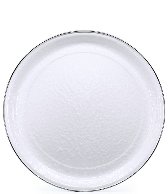 Golden Rabbit Enamelware Solid Texture Medium Tray