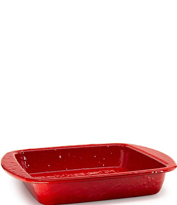 Golden Rabbit Red Square Brownie Pan