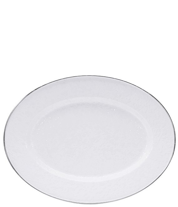 Golden Rabbit Solid Oval Platter