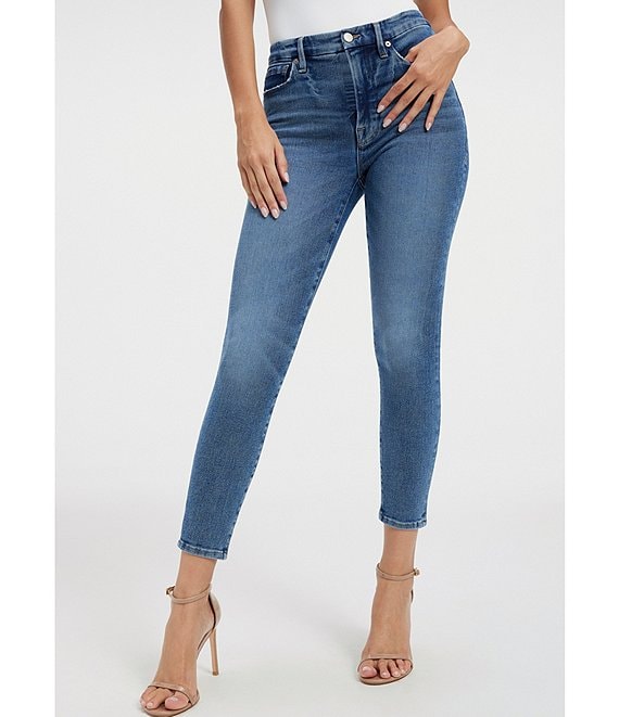 Good American Good Waist Cropped Skinny Jeans | Dillard's