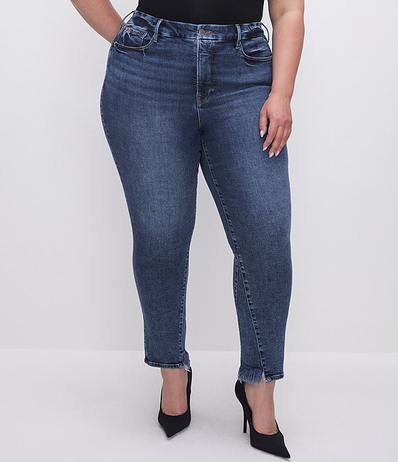 Good American Plus Size Good Legs High Rise Skinny Cig Jeans | Dillard's