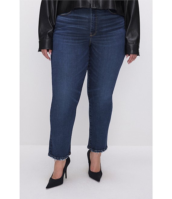 Good American Plus Size Jeans top