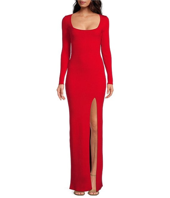 Bodycon maxi dress with sleeves deals