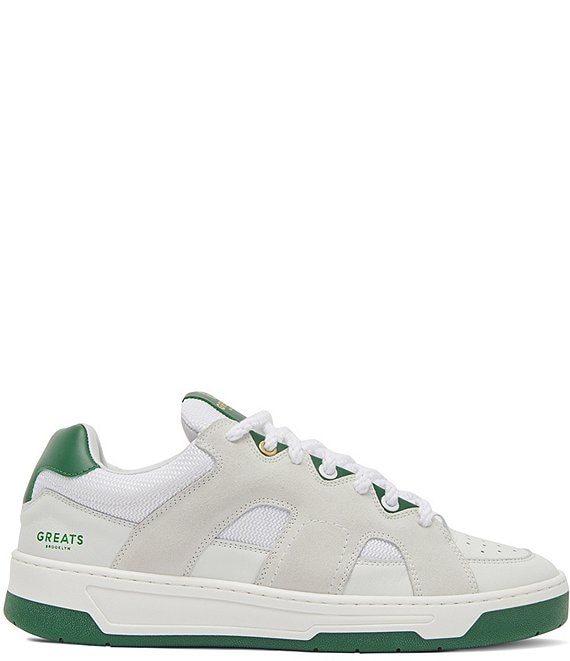 Color:Blanco/Green - Image 1 - Men's Cooper Low Top Sneakers