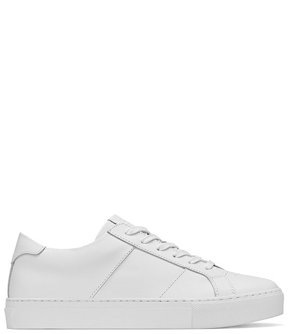 Color:Blanco - Image 1 - Women's Royale Leather Lace-Up Sneakers