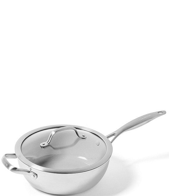 Venice Pro Ceramic Nonstick 3.5-Quart Chef's Pan with Lid and