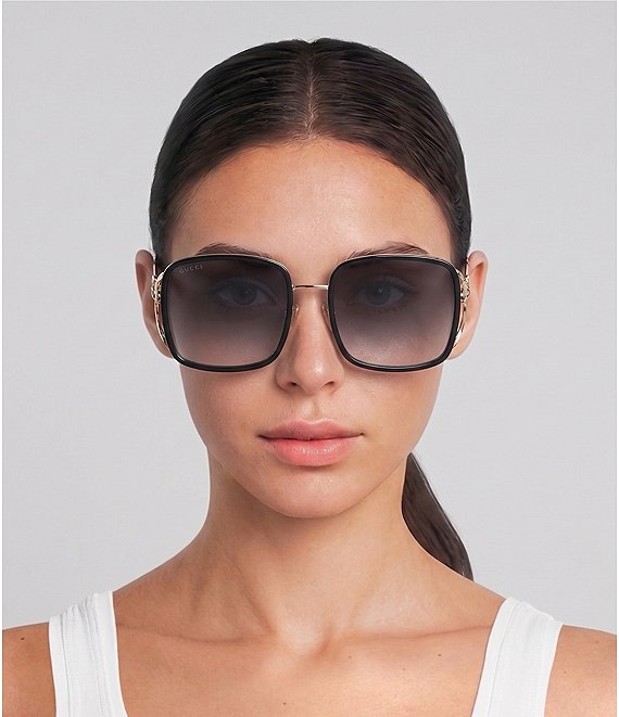 Gucci Women's Logo Square Framed Sunglasses | Dillard's