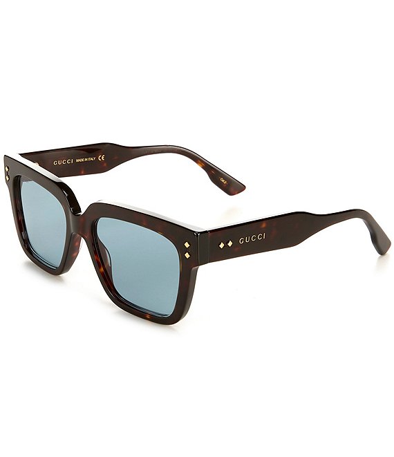 Gucci Gold Rectangular Sunglasses GG1278S-001 – Emergency Clothing Store