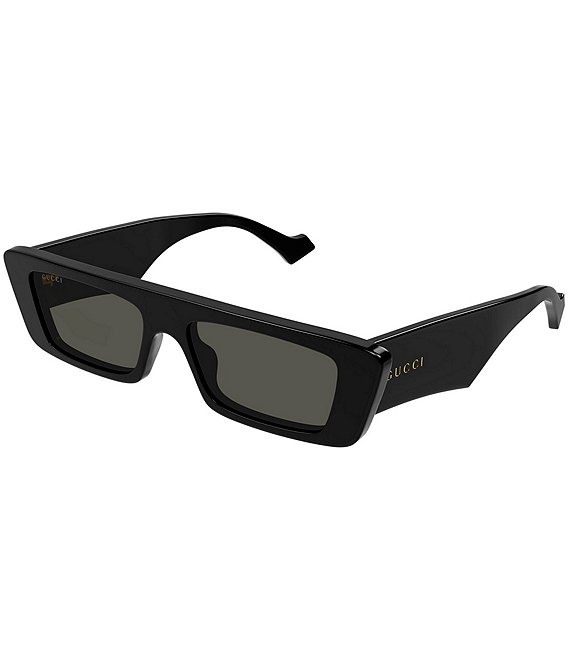 Square sunglasses with Web in black injection | GUCCI® US