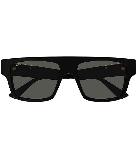 Gucci Men's Subtle Web 53mm Square Sunglasses | Dillard's
